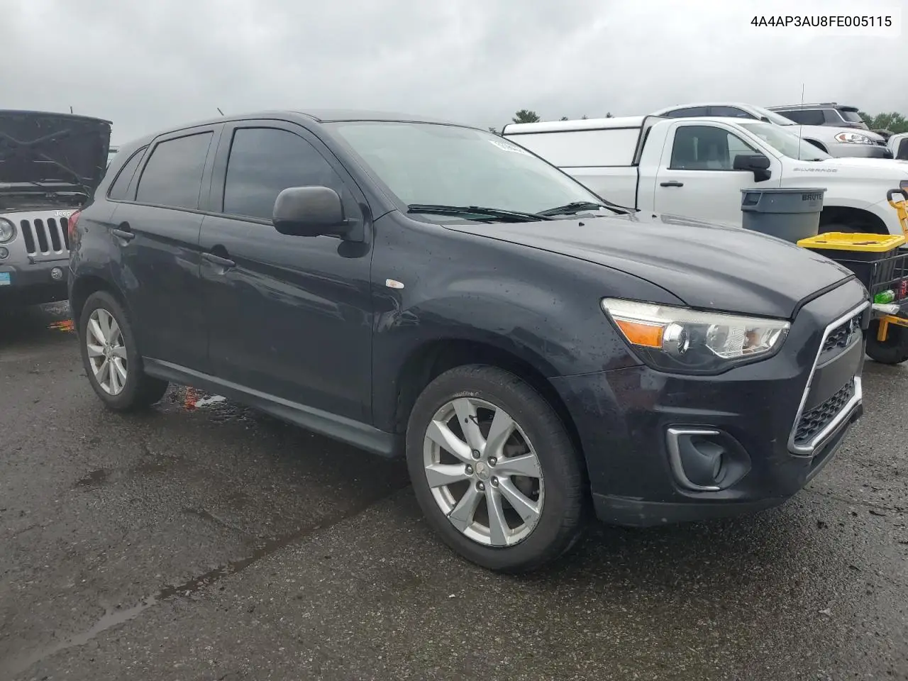 2015 Mitsubishi Outlander Sport Es VIN: 4A4AP3AU8FE005115 Lot: 56984095