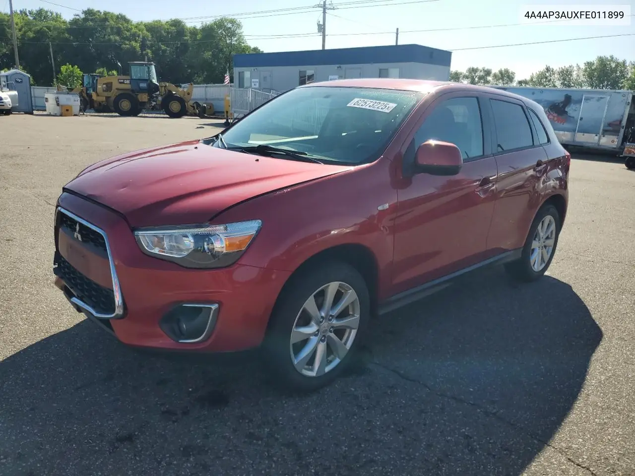 2015 Mitsubishi Outlander Sport Es VIN: 4A4AP3AUXFE011899 Lot: 62573225