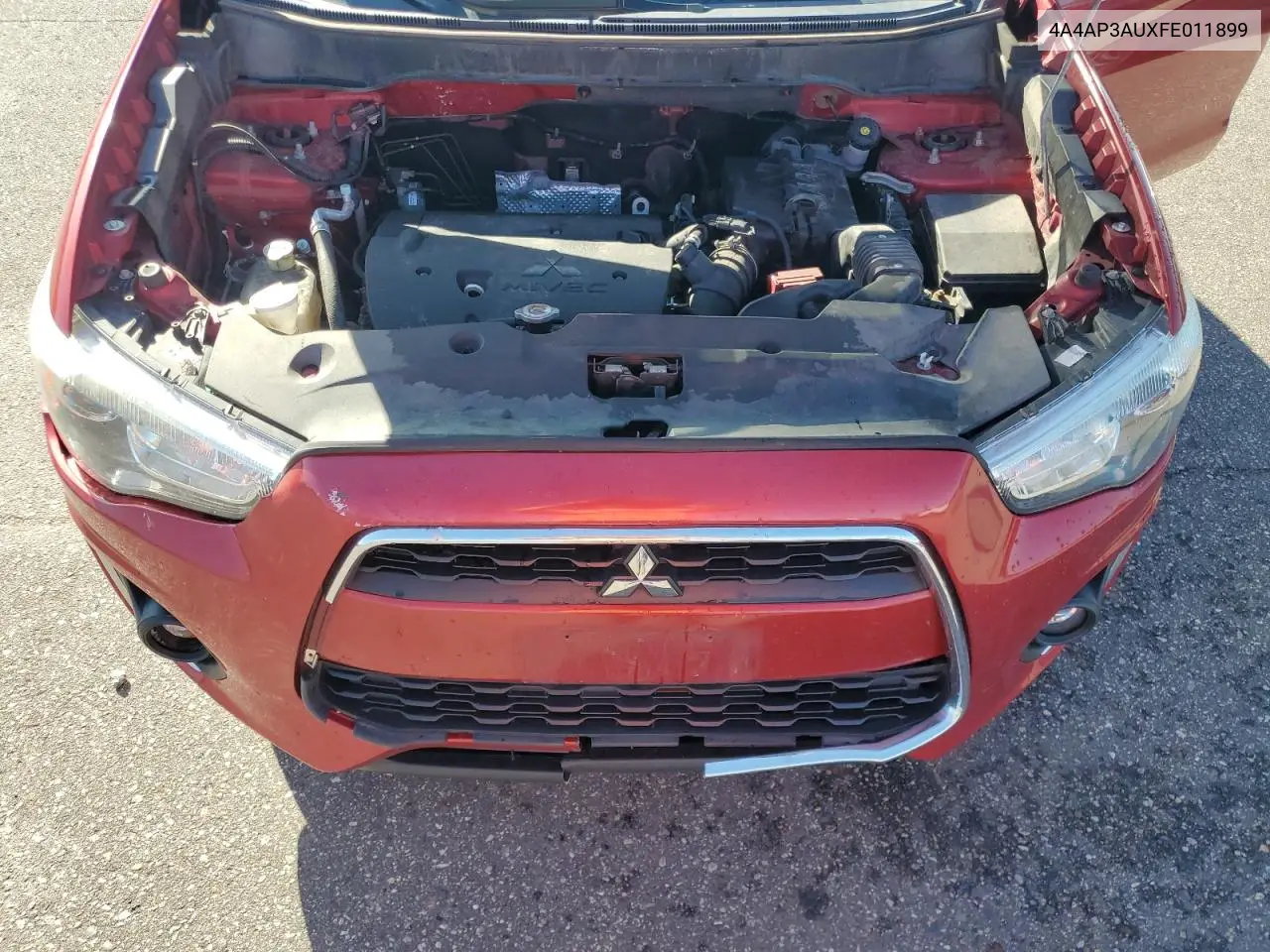 2015 Mitsubishi Outlander Sport Es VIN: 4A4AP3AUXFE011899 Lot: 62573225