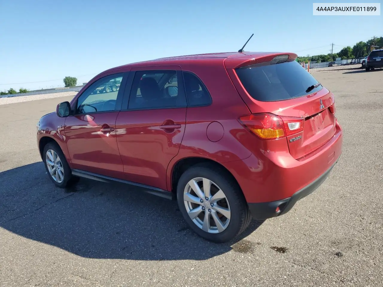 2015 Mitsubishi Outlander Sport Es VIN: 4A4AP3AUXFE011899 Lot: 62573225