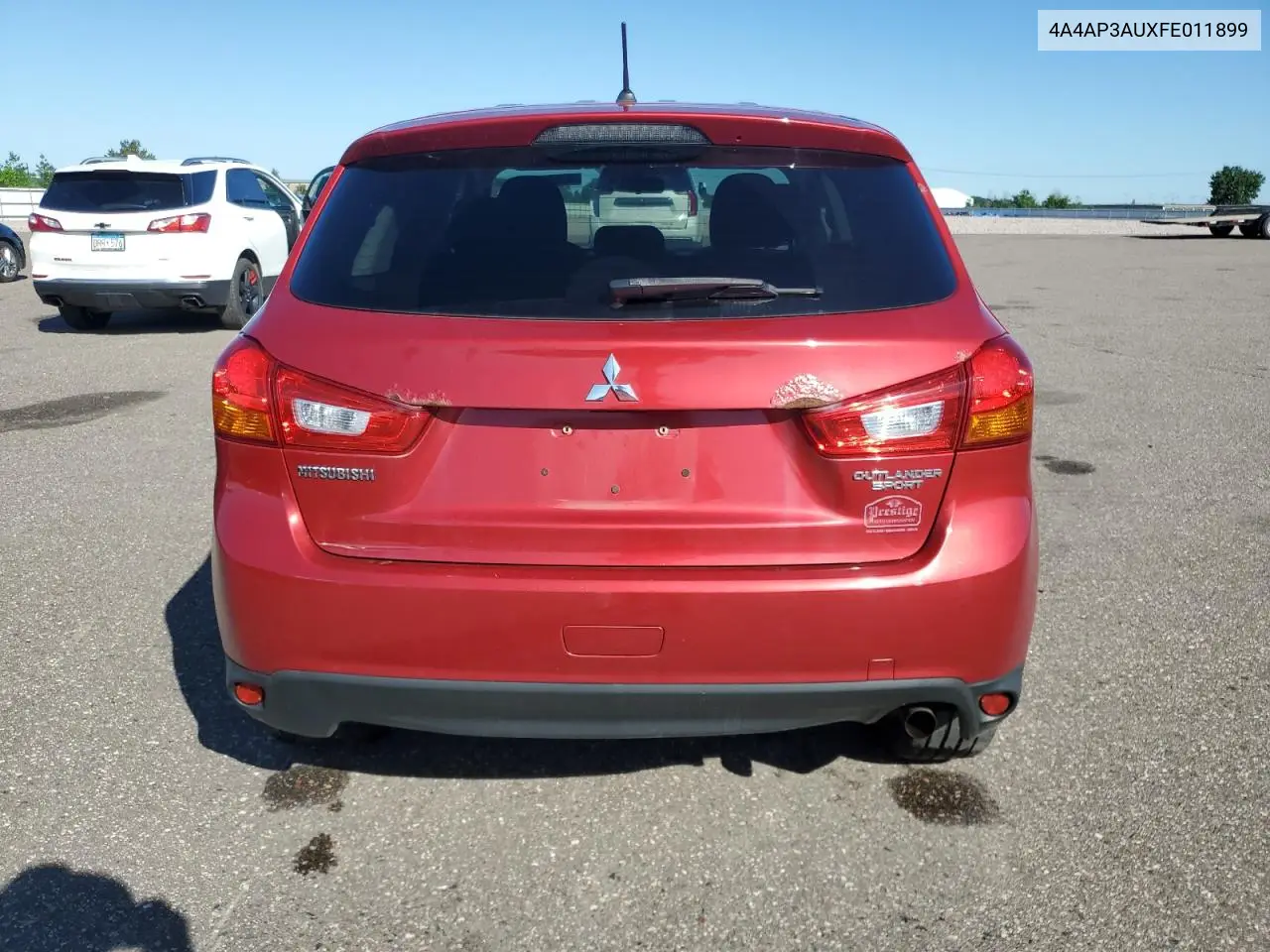2015 Mitsubishi Outlander Sport Es VIN: 4A4AP3AUXFE011899 Lot: 62573225