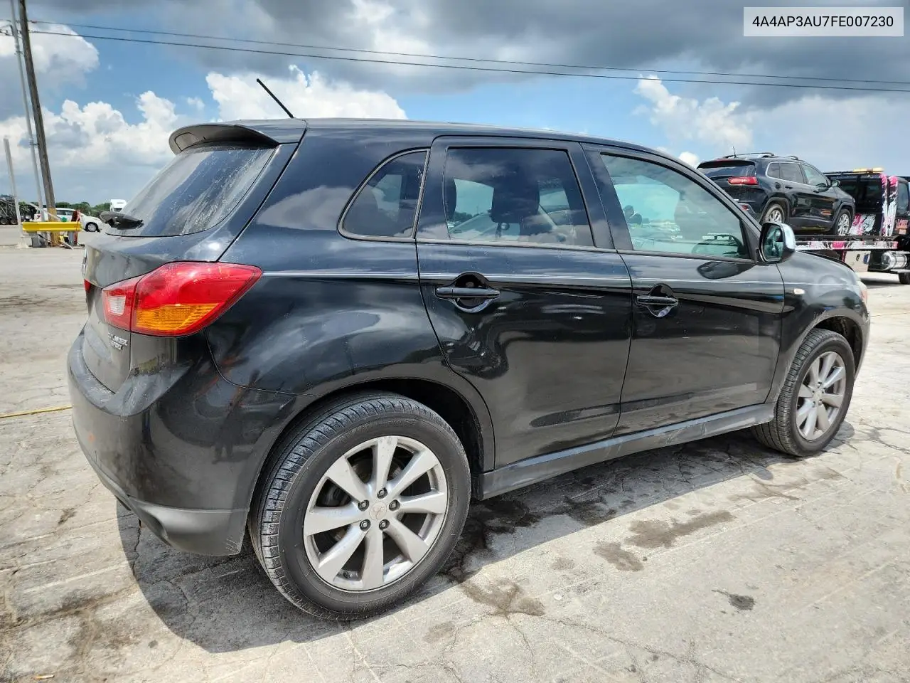 2015 Mitsubishi Outlander Sport Es VIN: 4A4AP3AU7FE007230 Lot: 62764425
