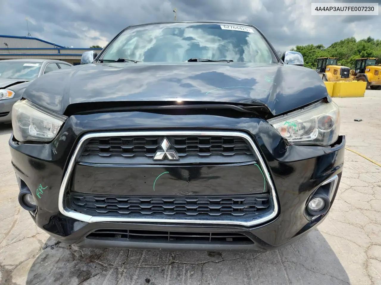 2015 Mitsubishi Outlander Sport Es VIN: 4A4AP3AU7FE007230 Lot: 62764425