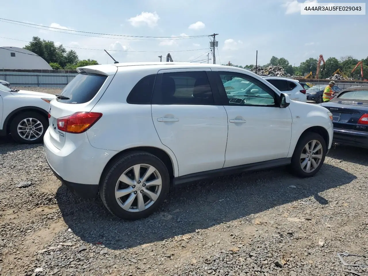 2015 Mitsubishi Outlander Sport Es VIN: 4A4AR3AU5FE029043 Lot: 62920835