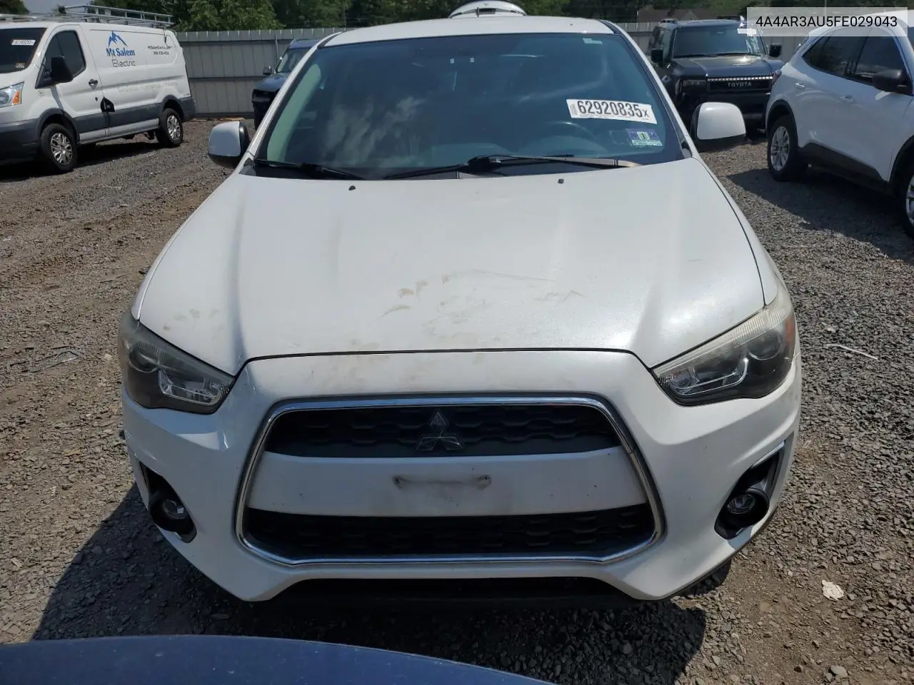 2015 Mitsubishi Outlander Sport Es VIN: 4A4AR3AU5FE029043 Lot: 62920835
