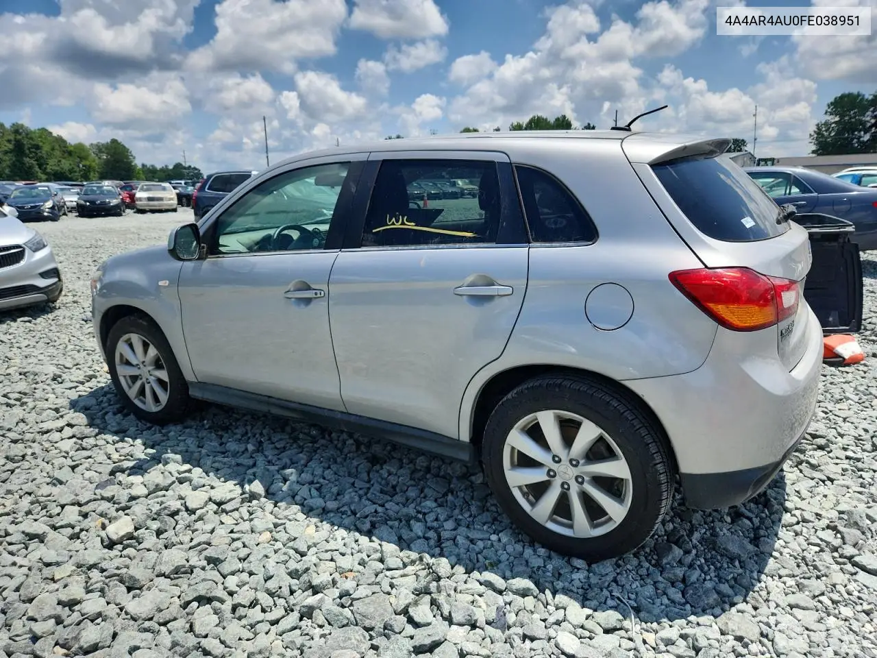 2015 Mitsubishi Outlander Sport Se VIN: 4A4AR4AU0FE038951 Lot: 64379085