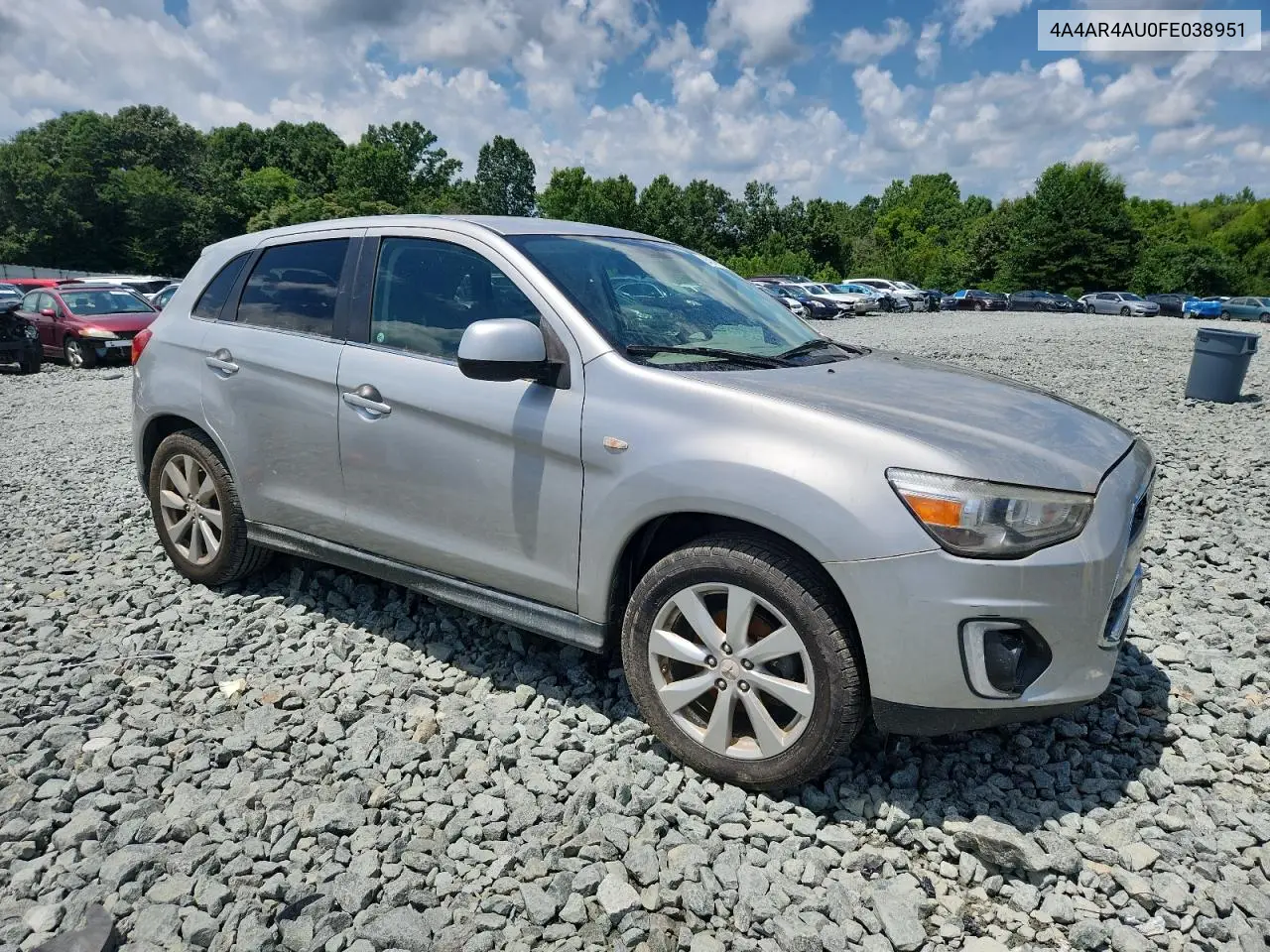 2015 Mitsubishi Outlander Sport Se VIN: 4A4AR4AU0FE038951 Lot: 64379085
