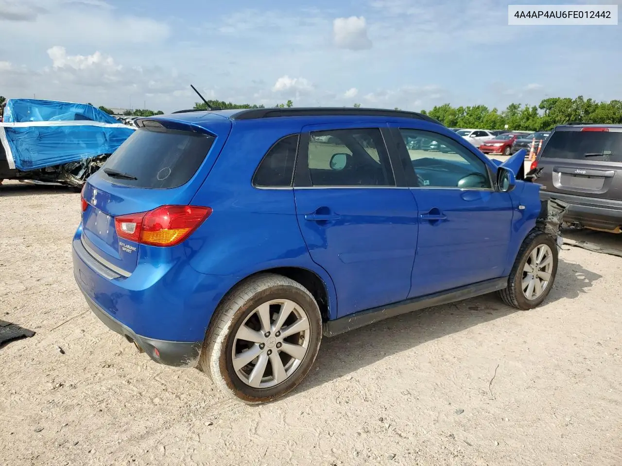2015 Mitsubishi Outlander Sport Se VIN: 4A4AP4AU6FE012442 Lot: 64615945
