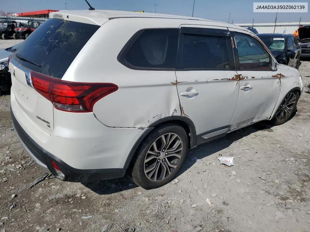 2016 Mitsubishi Outlander Se VIN: JA4AD3A35GZ062139 Lot: 52621265