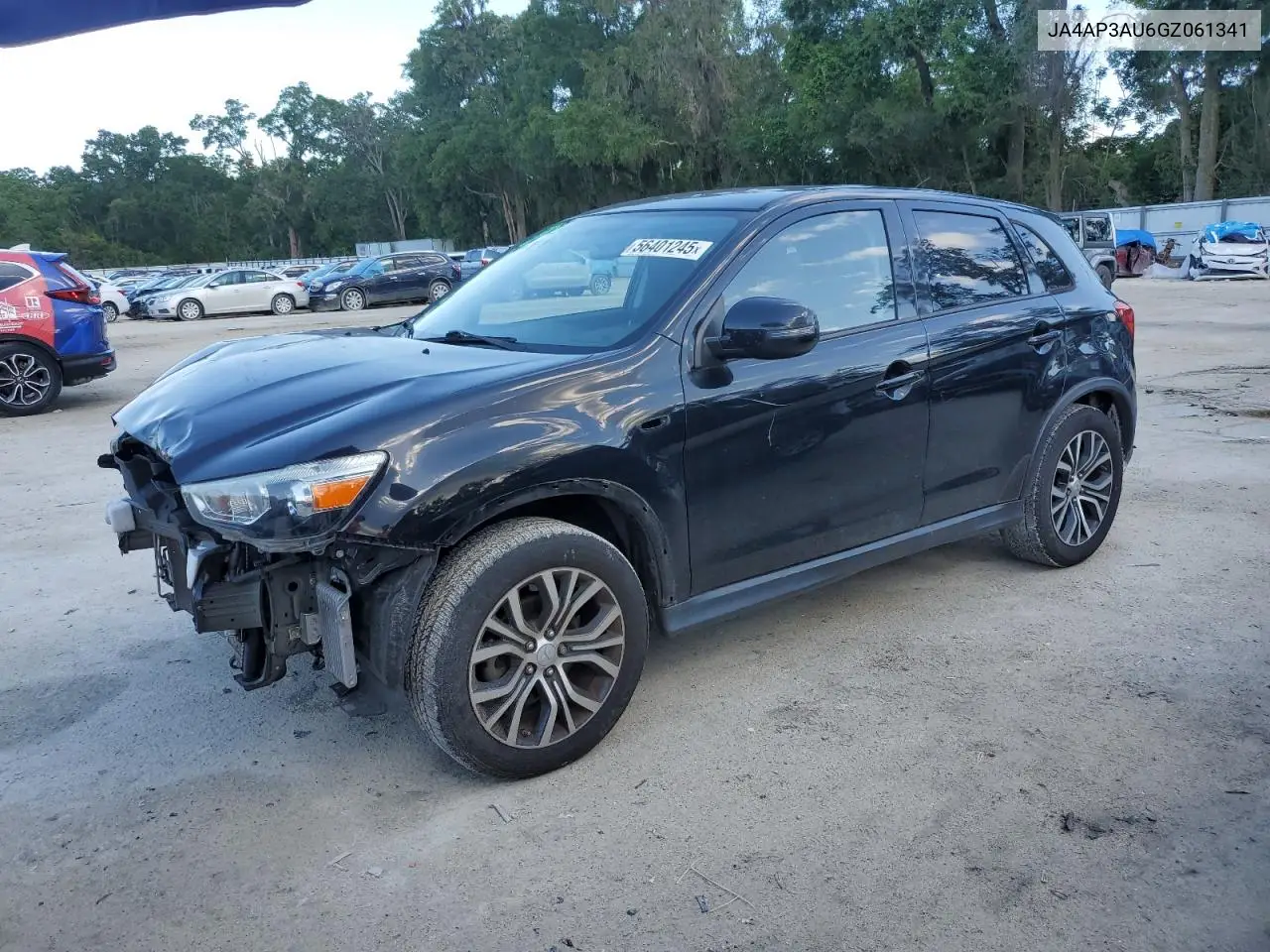 2016 Mitsubishi Outlander Sport Es VIN: JA4AP3AU6GZ061341 Lot: 56401245