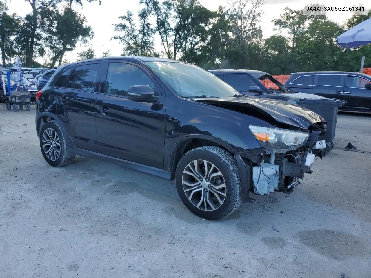 2016 Mitsubishi Outlander Sport Es VIN: JA4AP3AU6GZ061341 Lot: 56401245