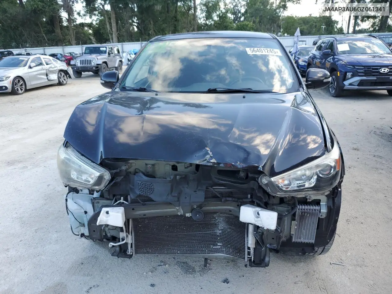 2016 Mitsubishi Outlander Sport Es VIN: JA4AP3AU6GZ061341 Lot: 56401245
