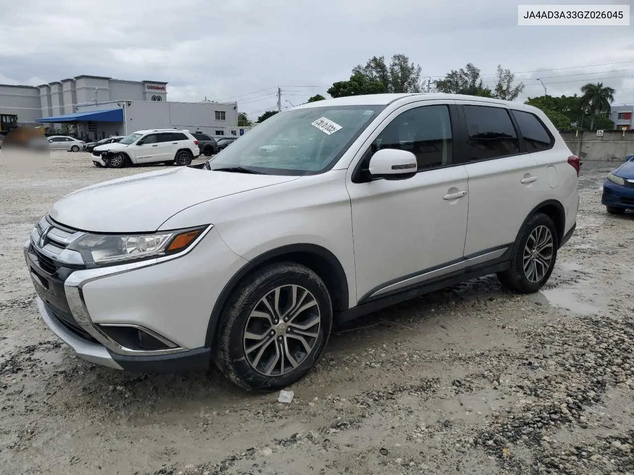 2016 Mitsubishi Outlander Se VIN: JA4AD3A33GZ026045 Lot: 56767855