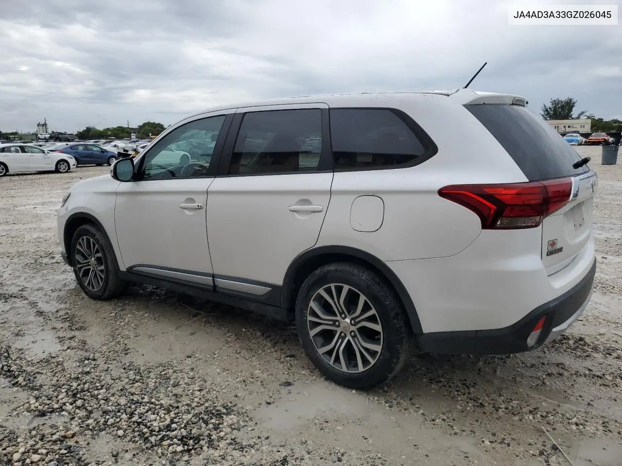 2016 Mitsubishi Outlander Se VIN: JA4AD3A33GZ026045 Lot: 56767855