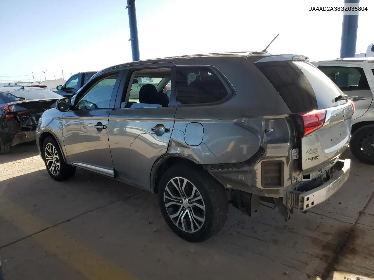 2016 Mitsubishi Outlander Es VIN: JA4AD2A38GZ035804 Lot: 56768395