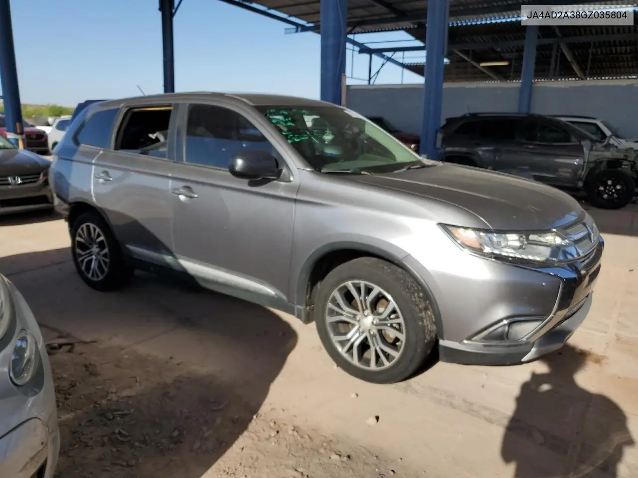 2016 Mitsubishi Outlander Es VIN: JA4AD2A38GZ035804 Lot: 56768395