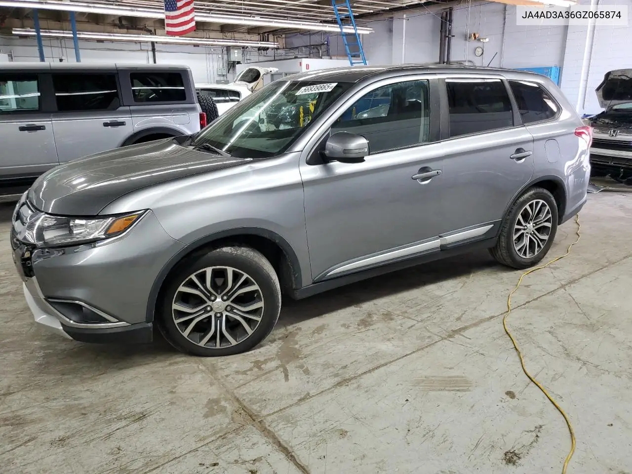2016 Mitsubishi Outlander Se VIN: JA4AD3A36GZ065874 Lot: 56939865