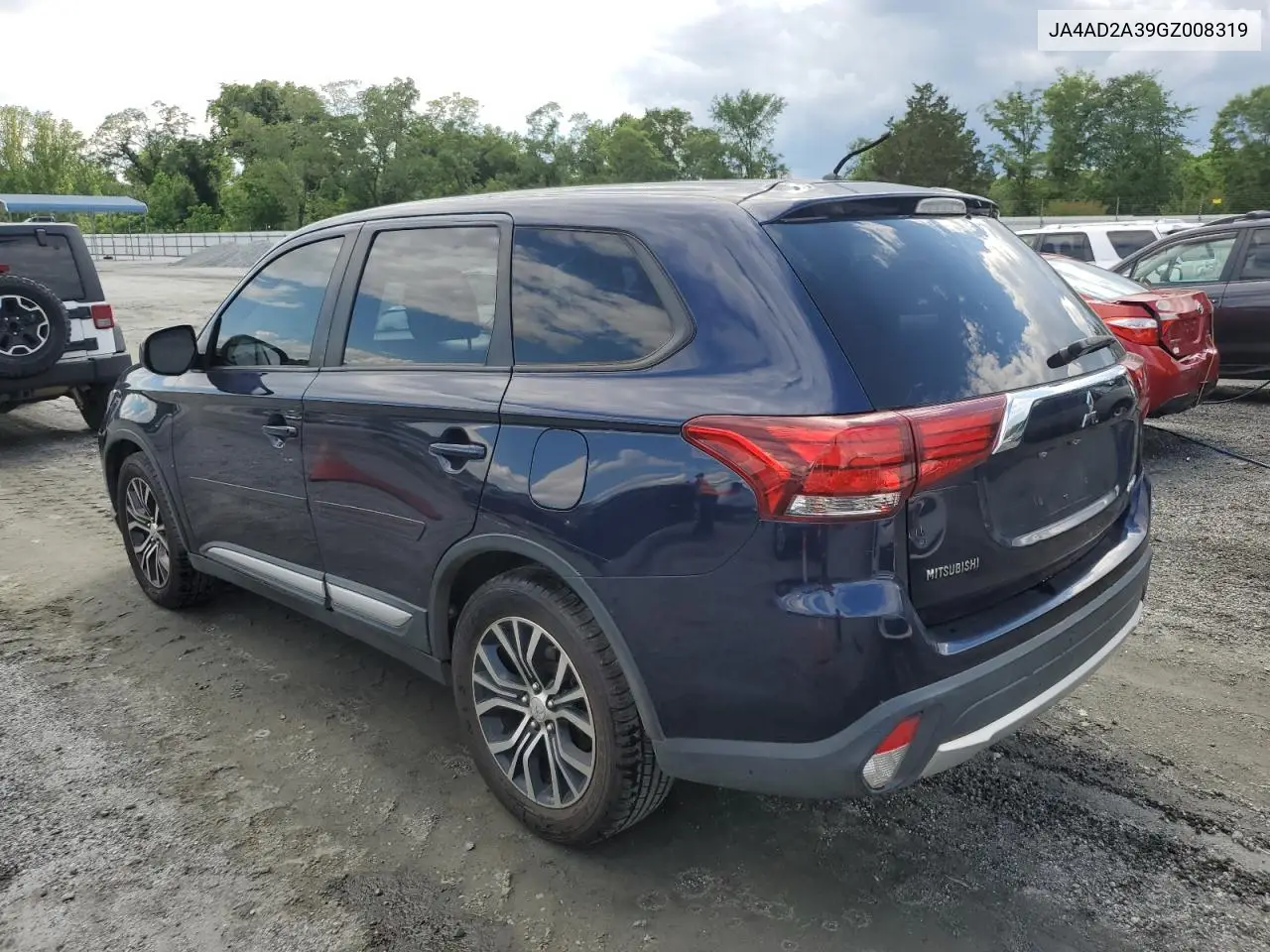 2016 Mitsubishi Outlander Es VIN: JA4AD2A39GZ008319 Lot: 57074925