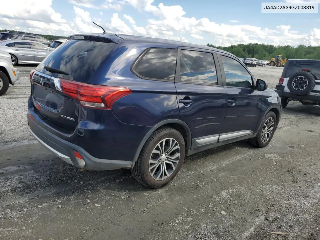 2016 Mitsubishi Outlander Es VIN: JA4AD2A39GZ008319 Lot: 57074925