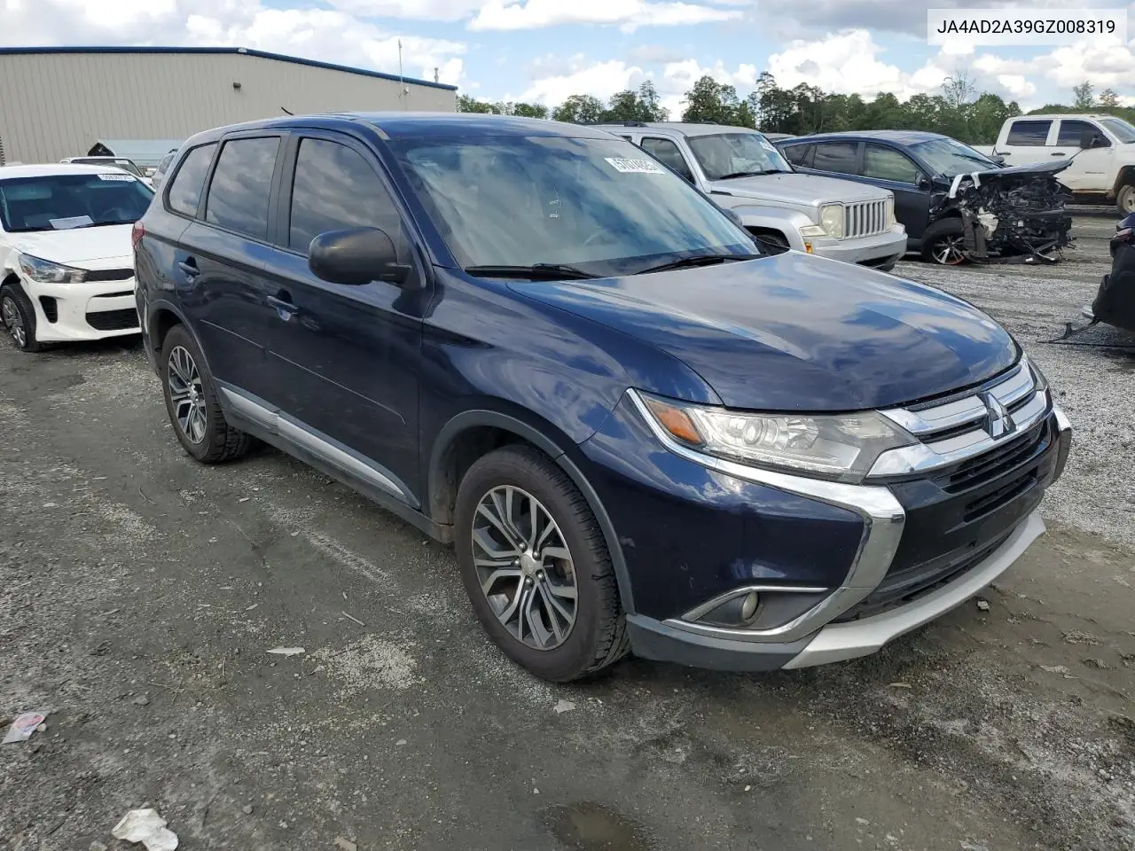 2016 Mitsubishi Outlander Es VIN: JA4AD2A39GZ008319 Lot: 57074925
