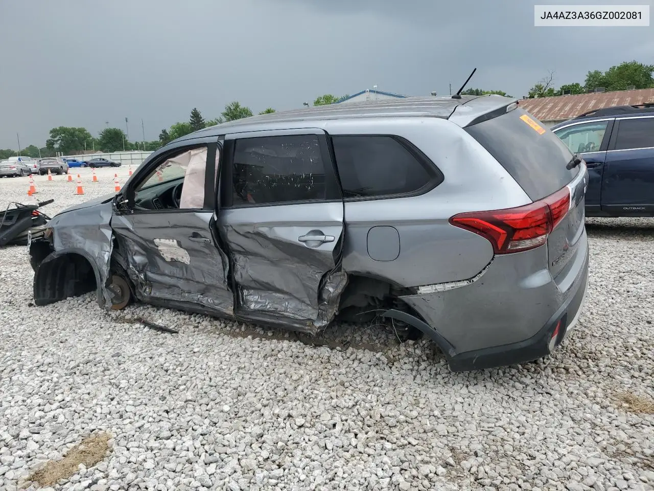 2016 Mitsubishi Outlander Se VIN: JA4AZ3A36GZ002081 Lot: 59779885