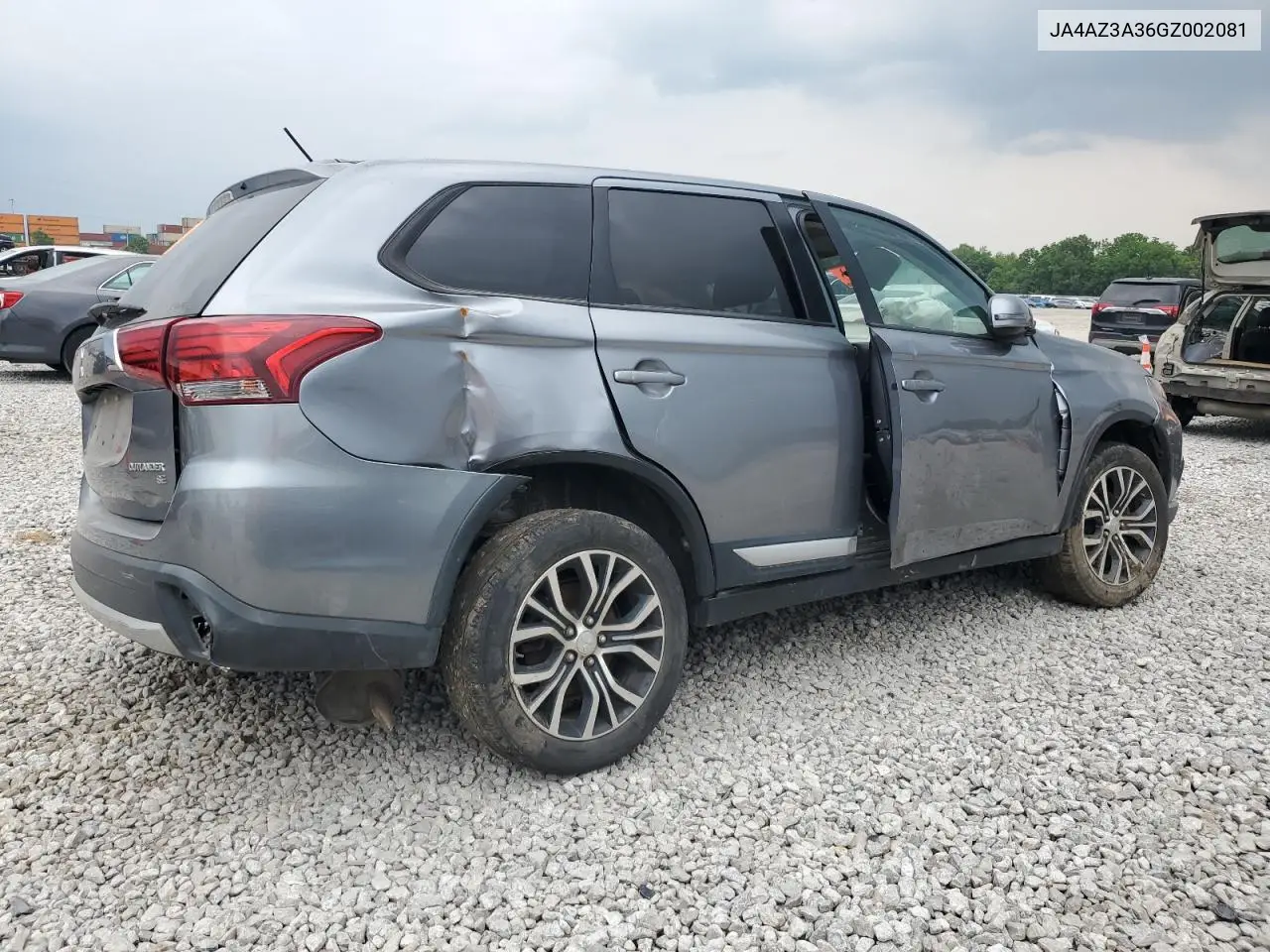 2016 Mitsubishi Outlander Se VIN: JA4AZ3A36GZ002081 Lot: 59779885