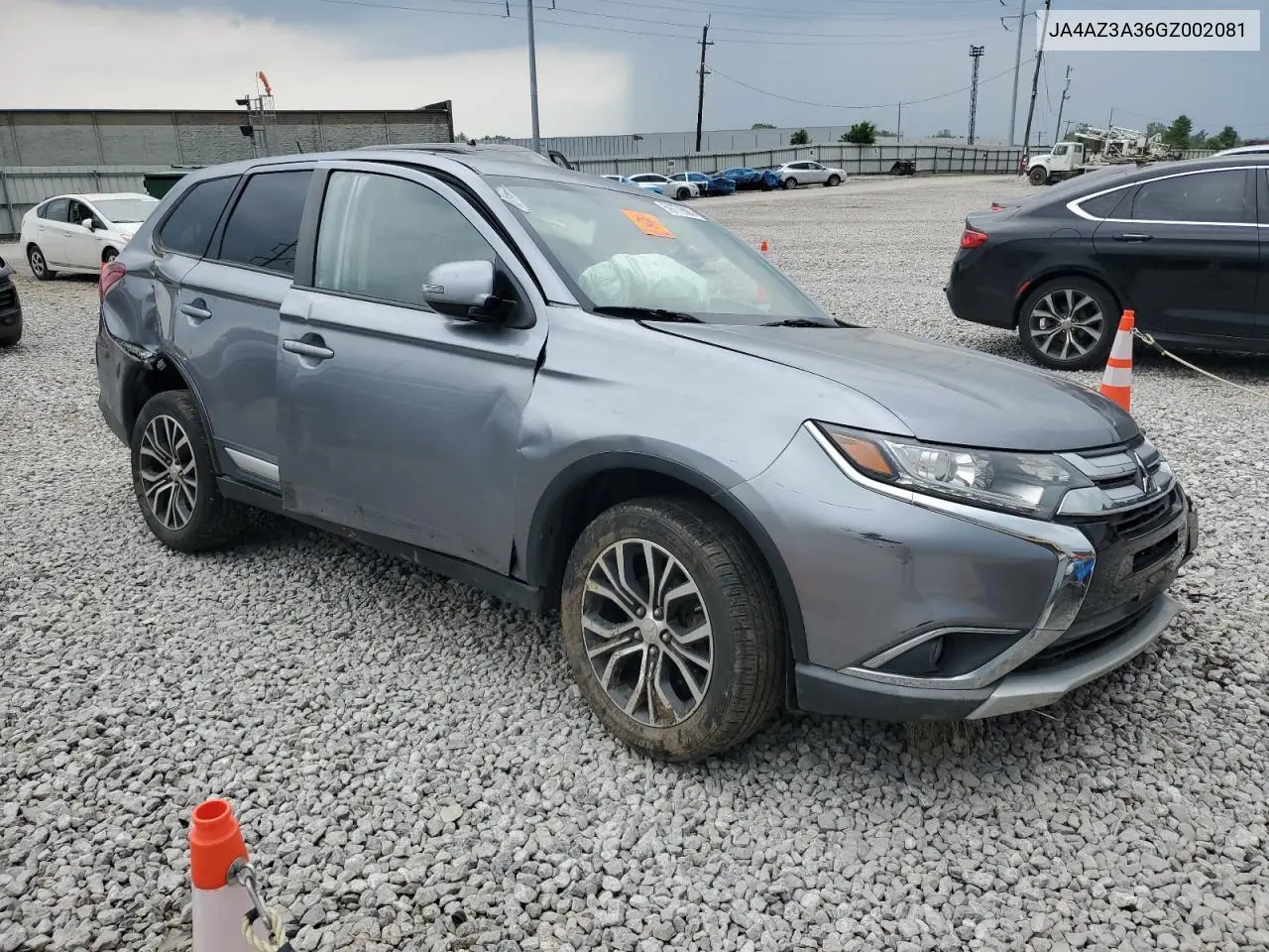 2016 Mitsubishi Outlander Se VIN: JA4AZ3A36GZ002081 Lot: 59779885