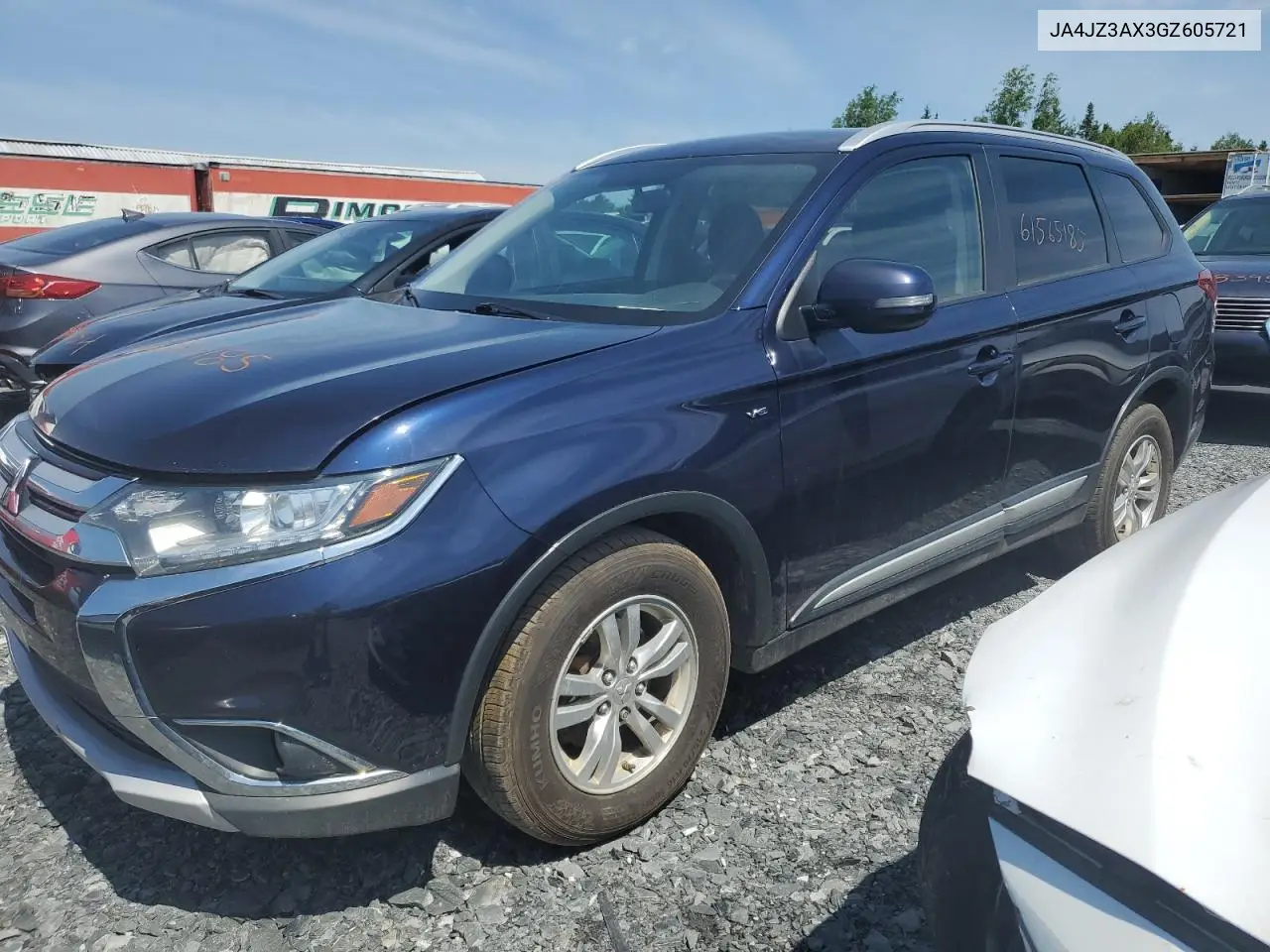 2016 Mitsubishi Outlander Se VIN: JA4JZ3AX3GZ605721 Lot: 61565185