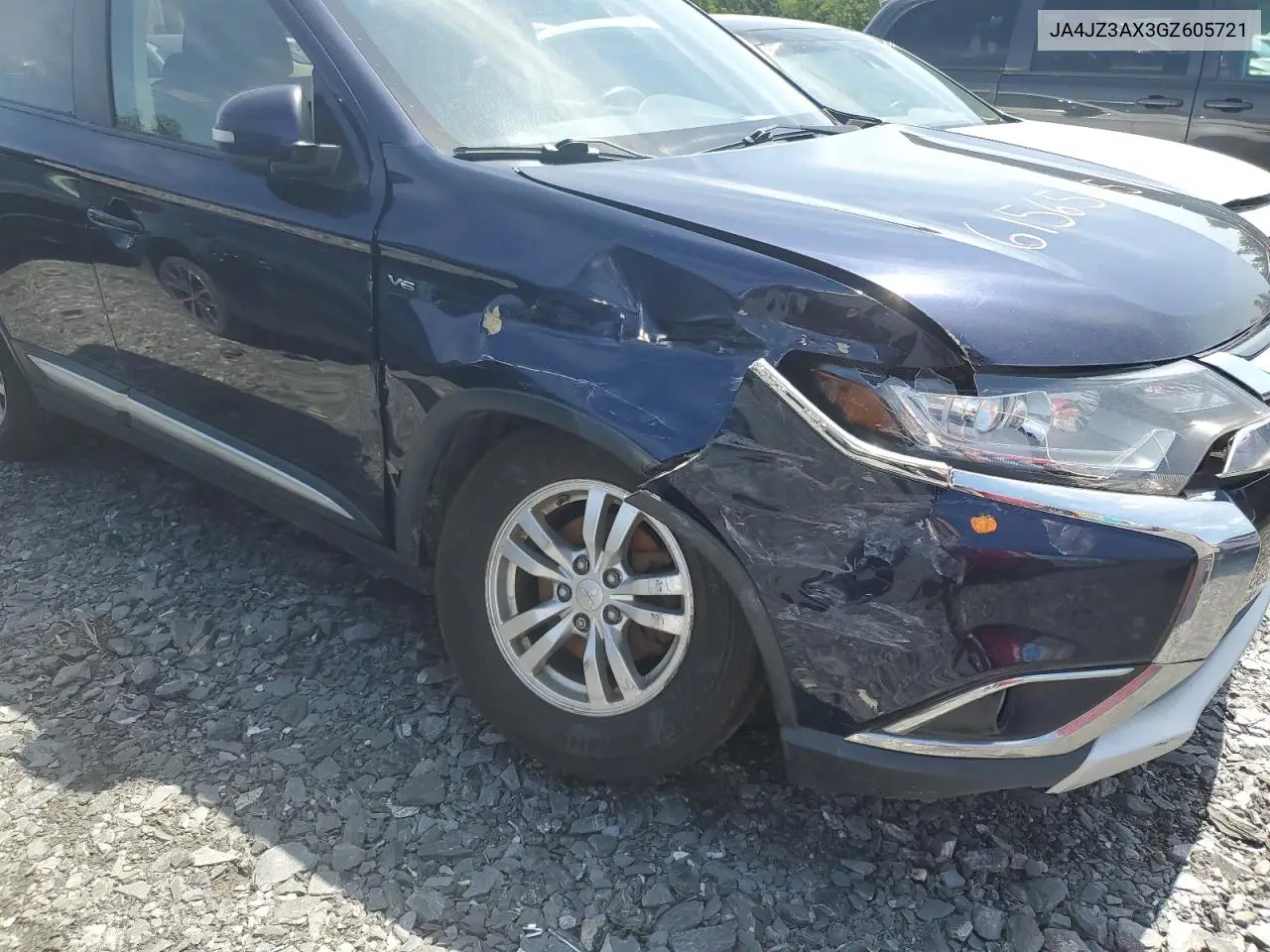 2016 Mitsubishi Outlander Se VIN: JA4JZ3AX3GZ605721 Lot: 61565185