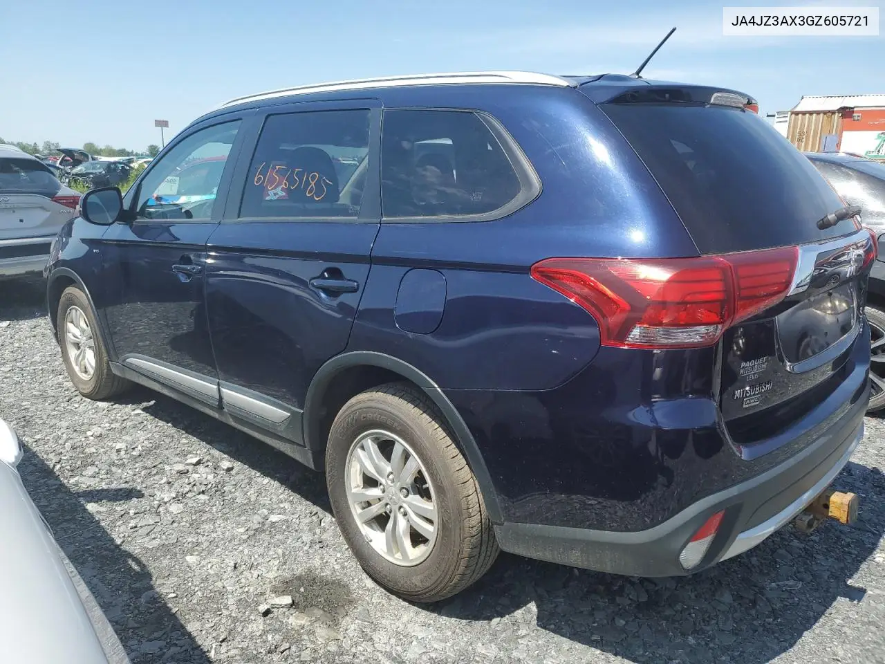 2016 Mitsubishi Outlander Se VIN: JA4JZ3AX3GZ605721 Lot: 61565185