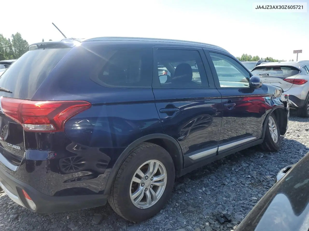 2016 Mitsubishi Outlander Se VIN: JA4JZ3AX3GZ605721 Lot: 61565185