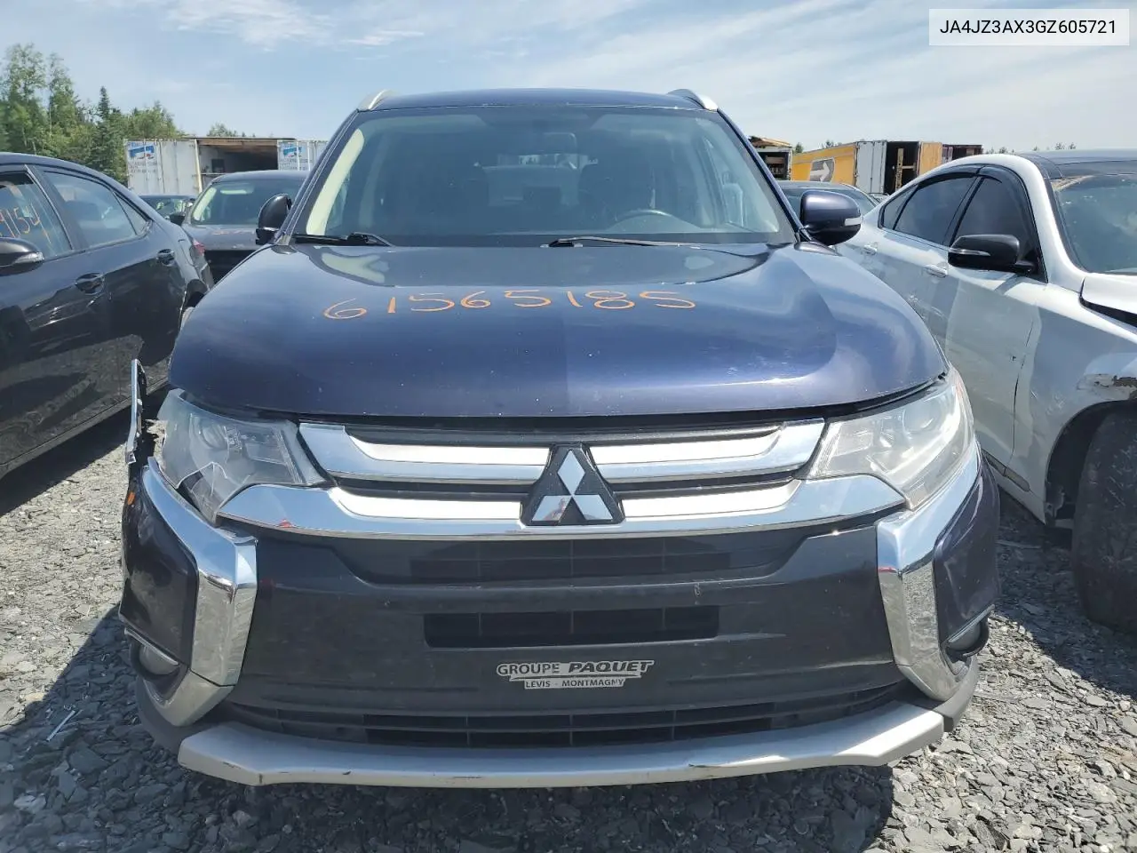 2016 Mitsubishi Outlander Se VIN: JA4JZ3AX3GZ605721 Lot: 61565185