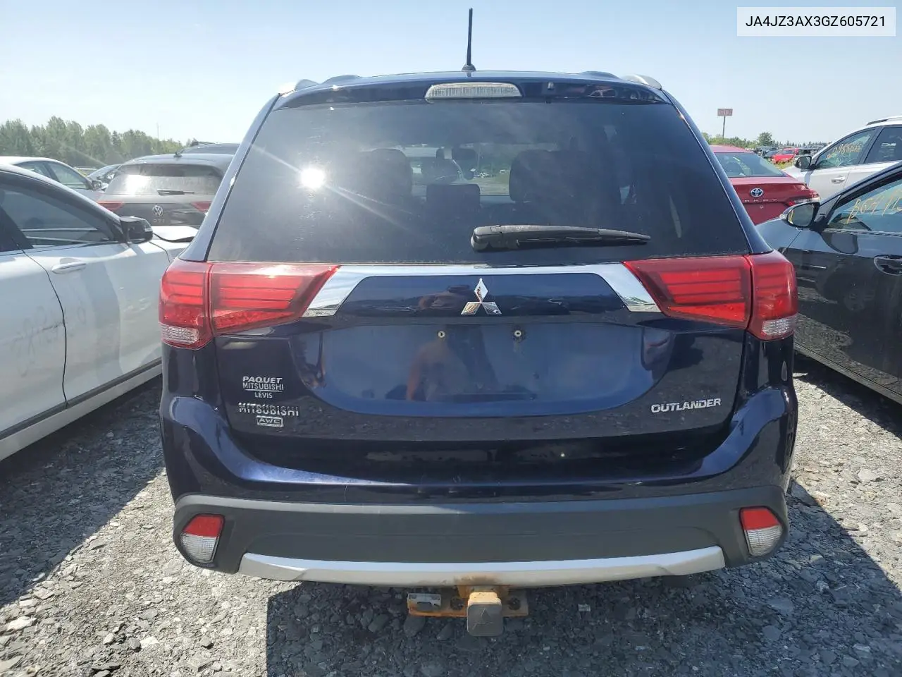 2016 Mitsubishi Outlander Se VIN: JA4JZ3AX3GZ605721 Lot: 61565185