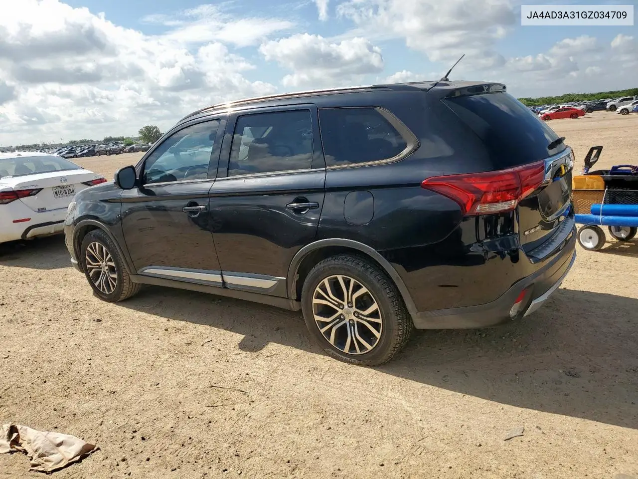 2016 Mitsubishi Outlander Se VIN: JA4AD3A31GZ034709 Lot: 61769895