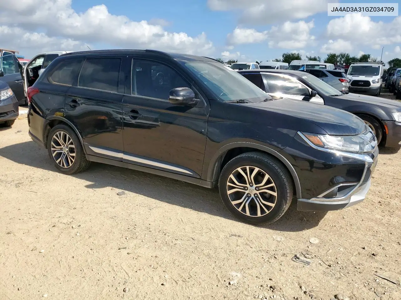 2016 Mitsubishi Outlander Se VIN: JA4AD3A31GZ034709 Lot: 61769895