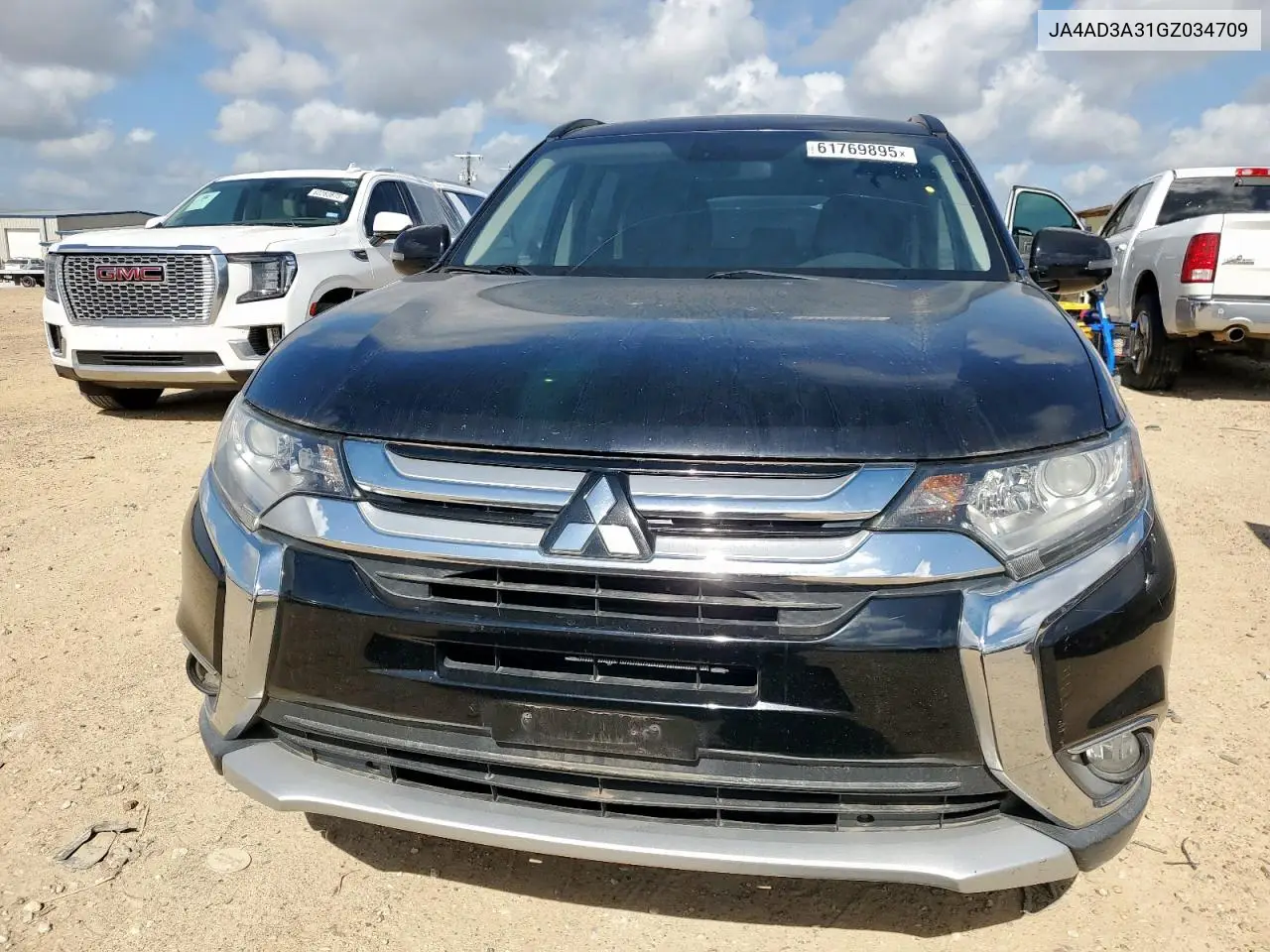 2016 Mitsubishi Outlander Se VIN: JA4AD3A31GZ034709 Lot: 61769895