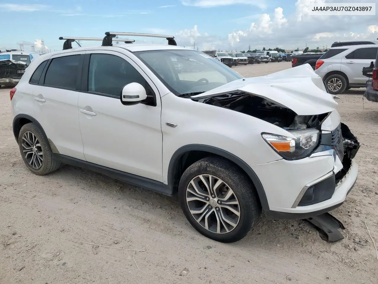 2016 Mitsubishi Outlander Sport Es VIN: JA4AP3AU7GZ043897 Lot: 62192275