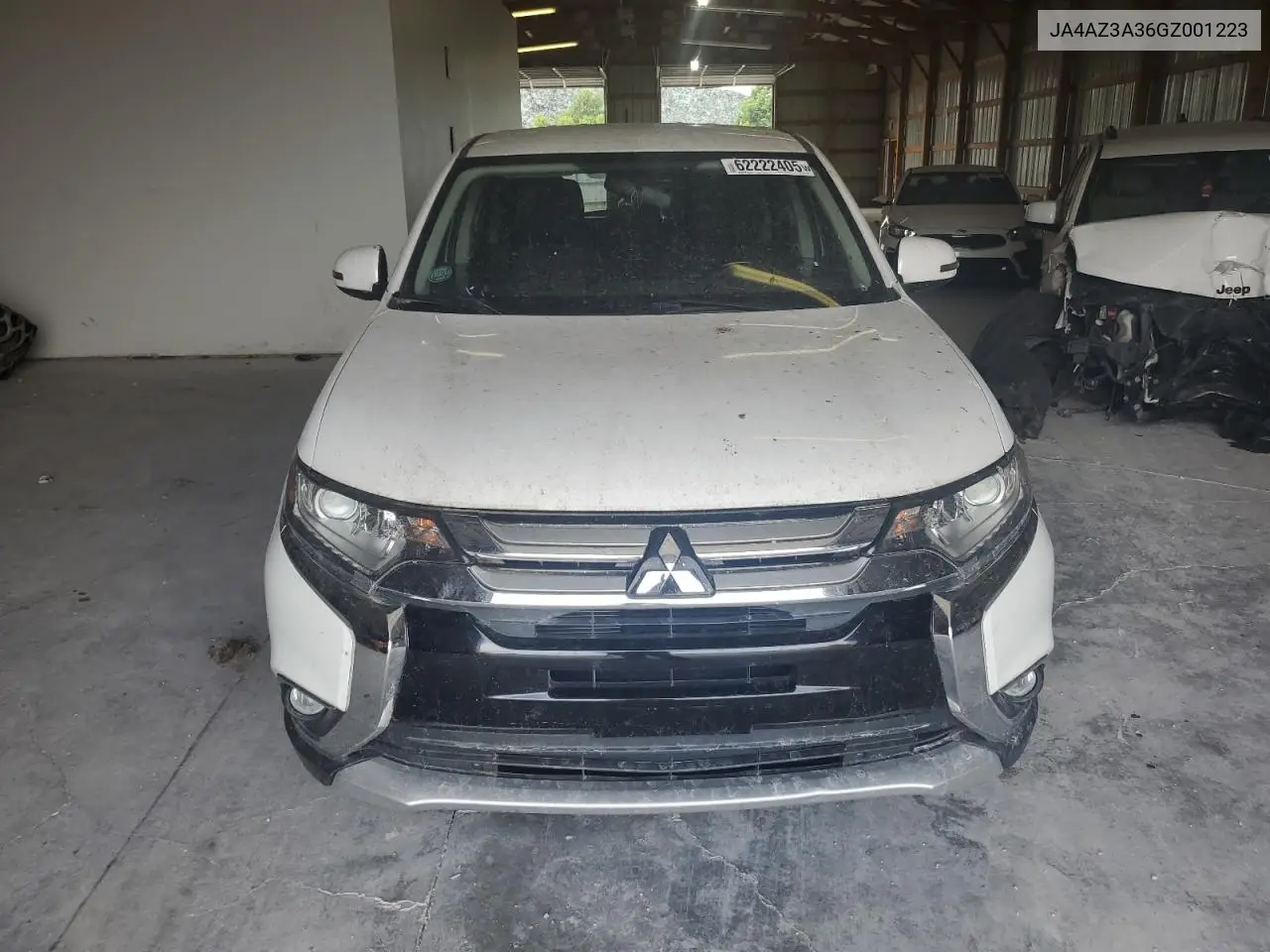 2016 Mitsubishi Outlander Se VIN: JA4AZ3A36GZ001223 Lot: 62222405