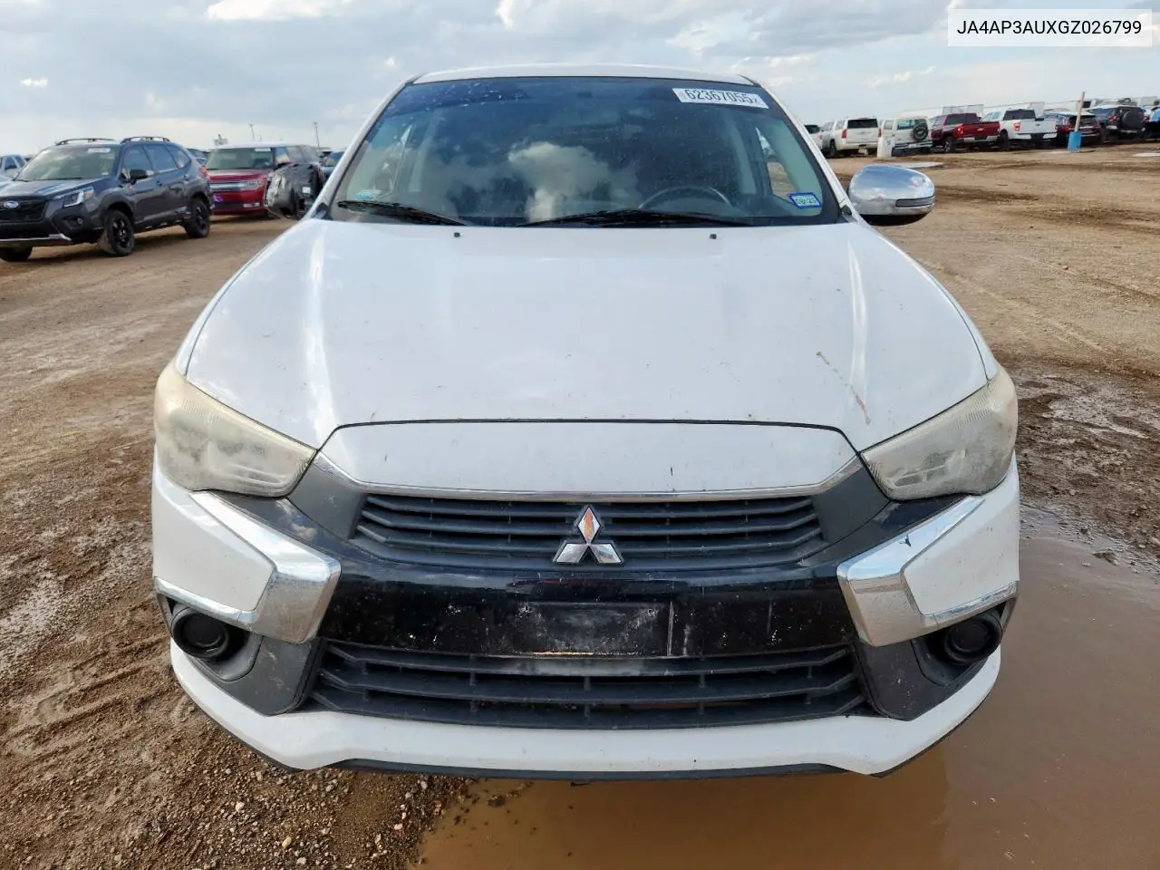 2016 Mitsubishi Outlander Sport Es VIN: JA4AP3AUXGZ026799 Lot: 62367055