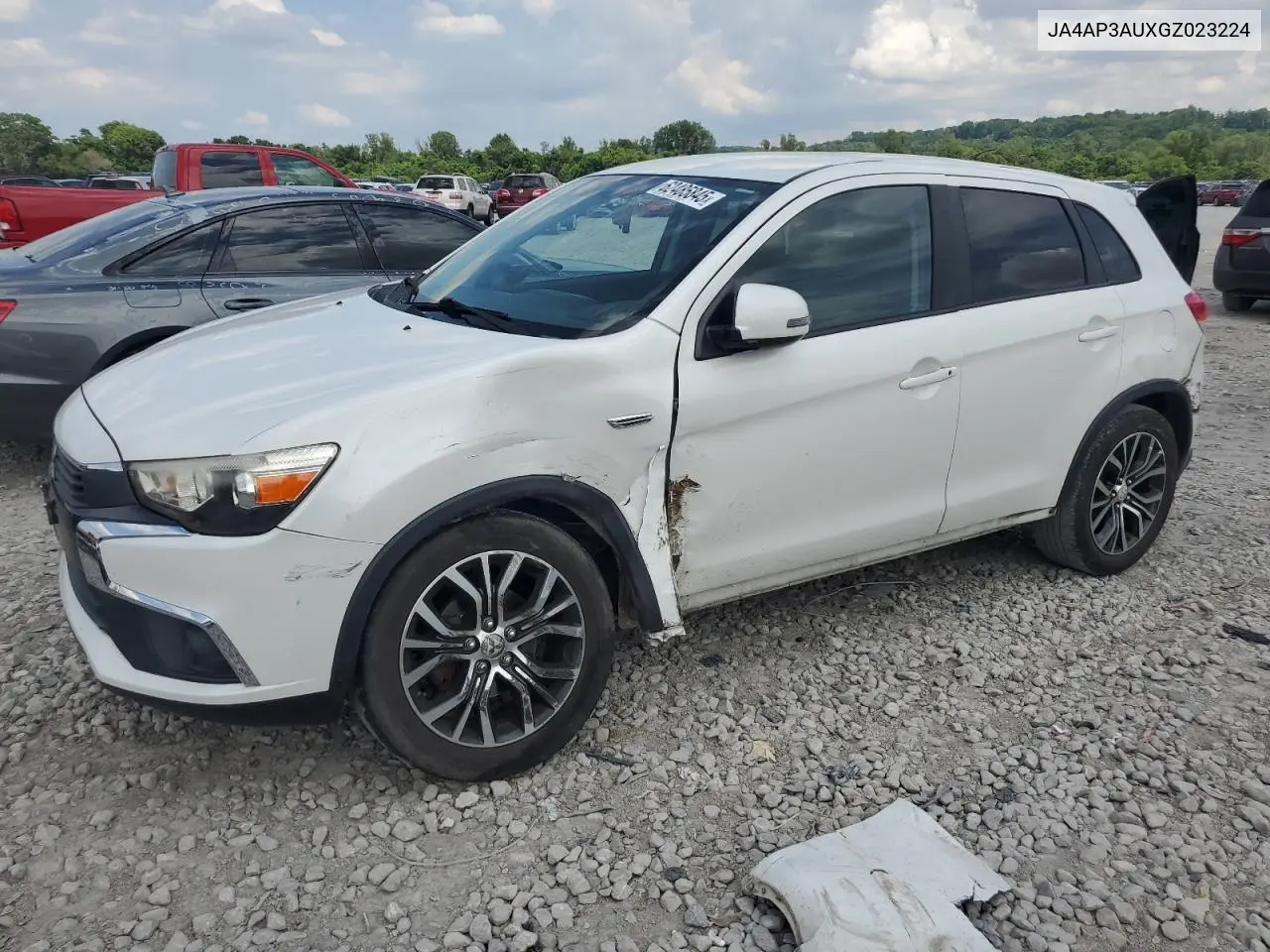 2016 Mitsubishi Outlander Sport Es VIN: JA4AP3AUXGZ023224 Lot: 62485845
