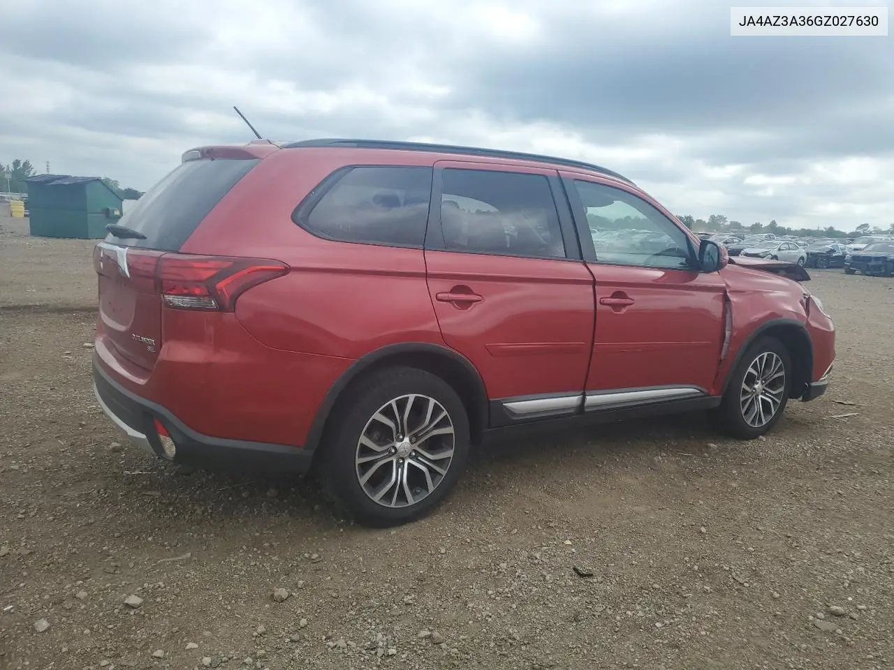2016 Mitsubishi Outlander Se VIN: JA4AZ3A36GZ027630 Lot: 62573545