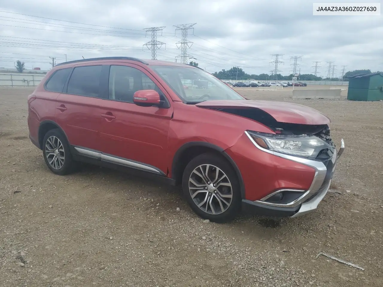 2016 Mitsubishi Outlander Se VIN: JA4AZ3A36GZ027630 Lot: 62573545