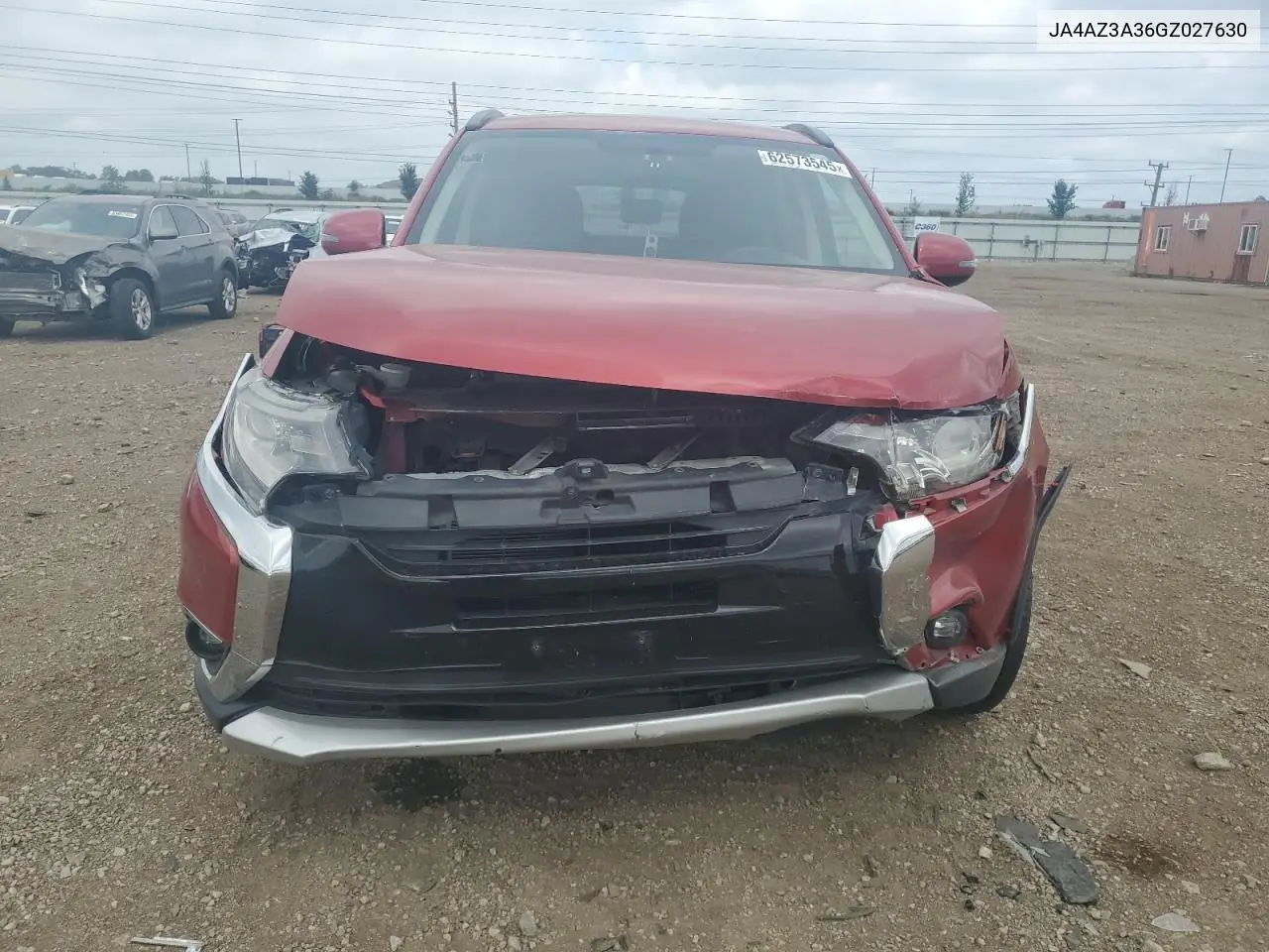 2016 Mitsubishi Outlander Se VIN: JA4AZ3A36GZ027630 Lot: 62573545