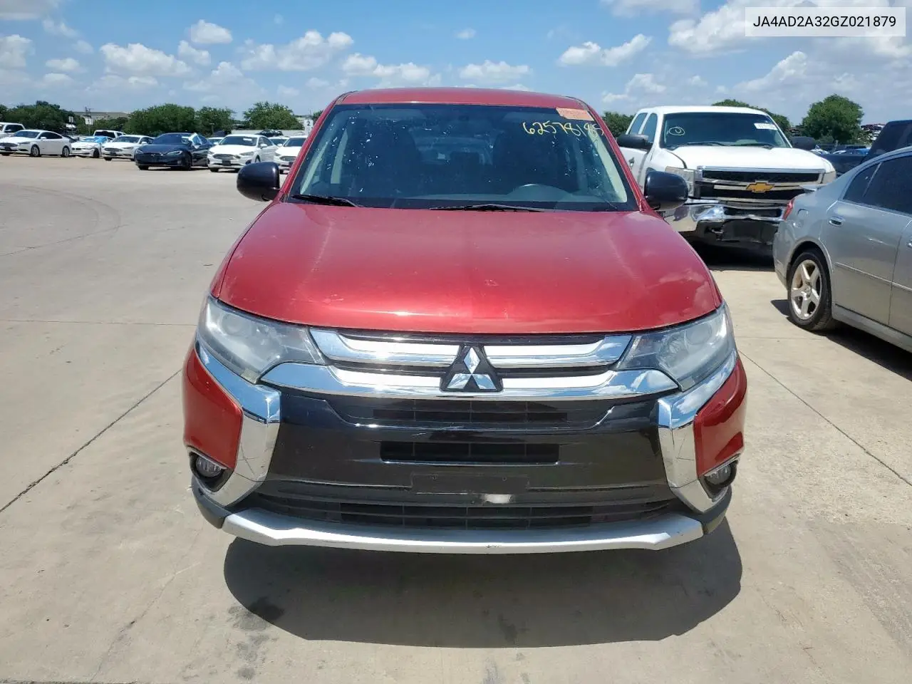 2016 Mitsubishi Outlander Es VIN: JA4AD2A32GZ021879 Lot: 62578185