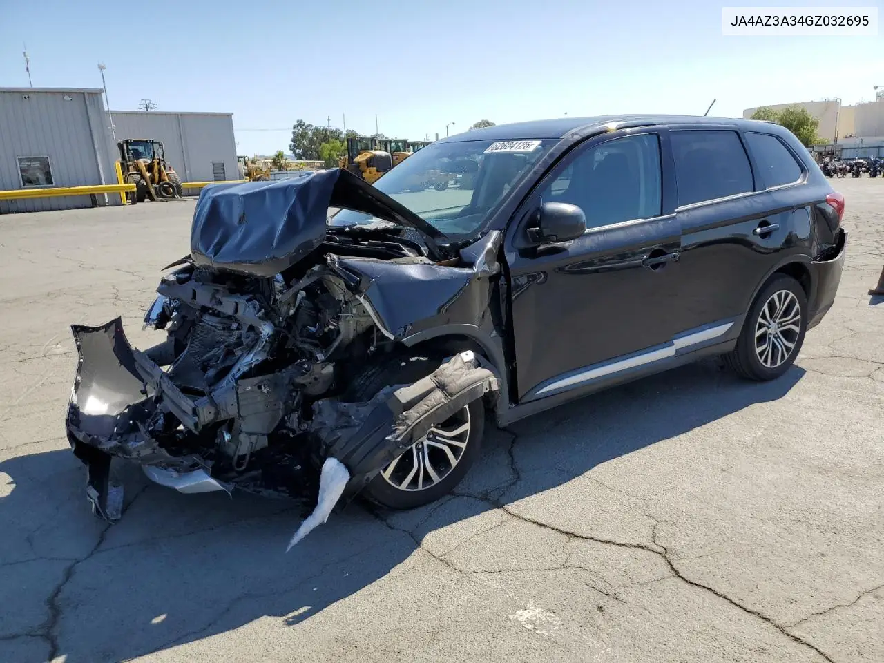 2016 Mitsubishi Outlander Se VIN: JA4AZ3A34GZ032695 Lot: 62604125