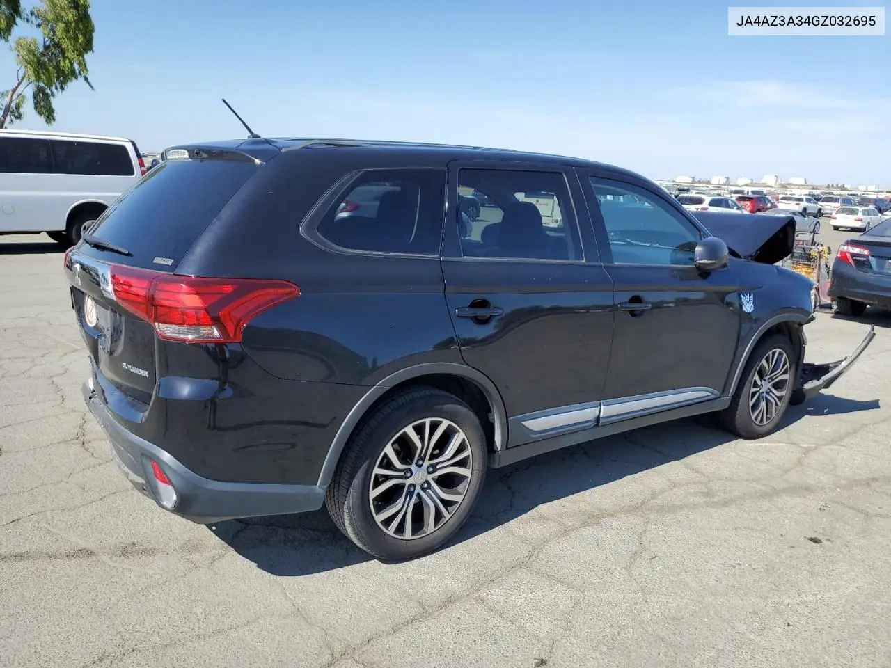 2016 Mitsubishi Outlander Se VIN: JA4AZ3A34GZ032695 Lot: 62604125