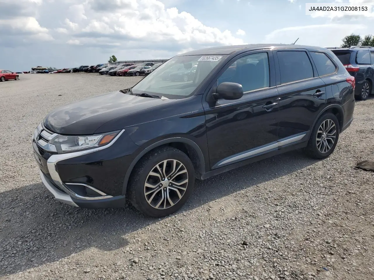 2016 Mitsubishi Outlander Es VIN: JA4AD2A31GZ008153 Lot: 62667435