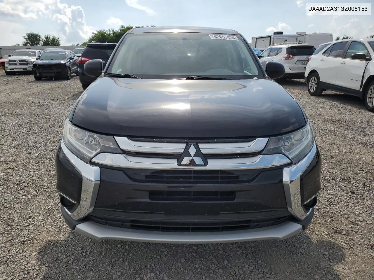 2016 Mitsubishi Outlander Es VIN: JA4AD2A31GZ008153 Lot: 62667435