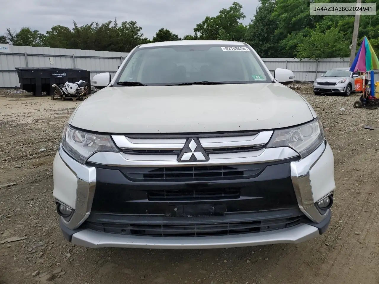 2016 Mitsubishi Outlander Se VIN: JA4AZ3A38GZ024941 Lot: 62768035