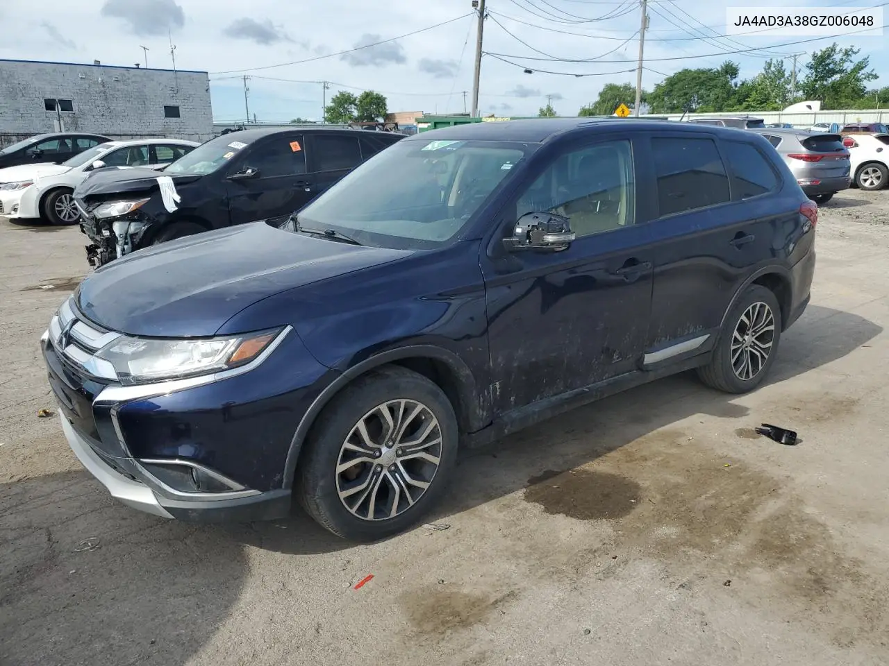 2016 Mitsubishi Outlander Se VIN: JA4AD3A38GZ006048 Lot: 62851885